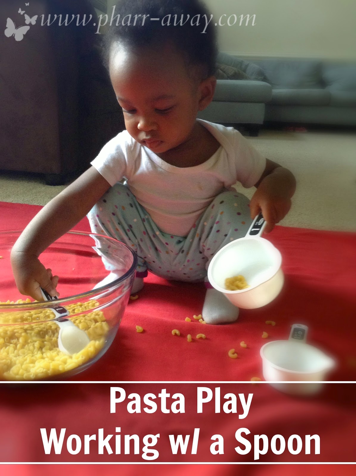Pasta Play - Using a Spoon