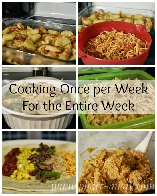 Cooking Once/Week (for the ENTIRE week)! – Pharr Away