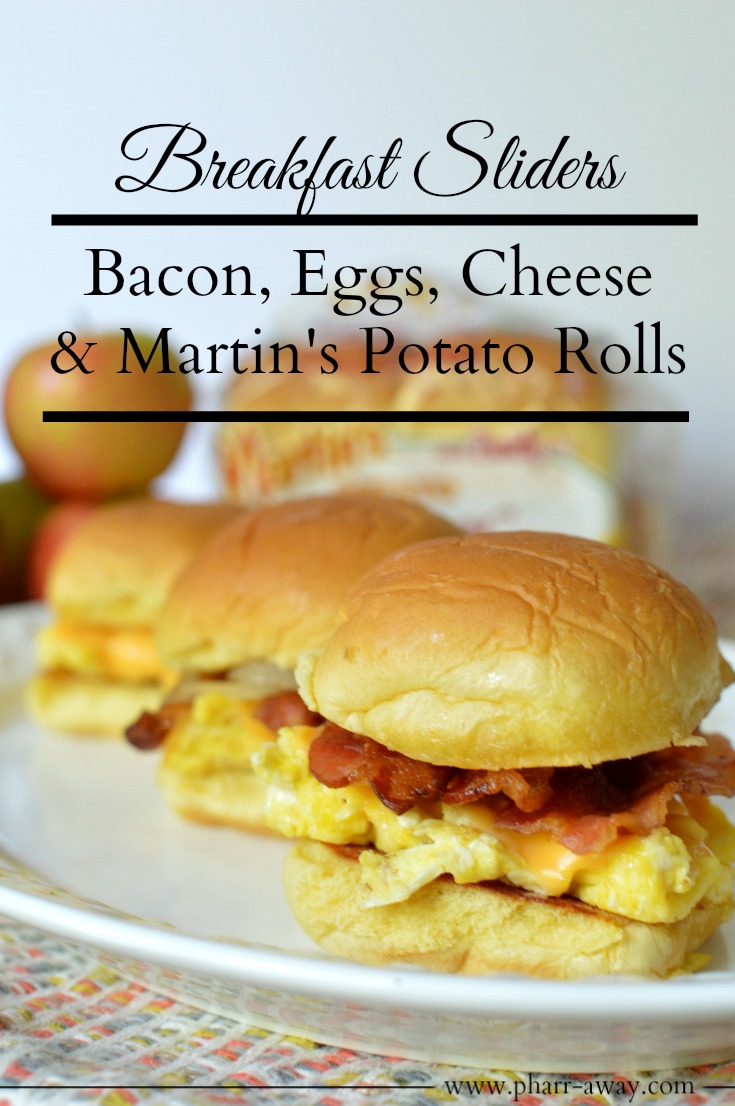 Breakfast Sliders with Martin's Potato Rolls