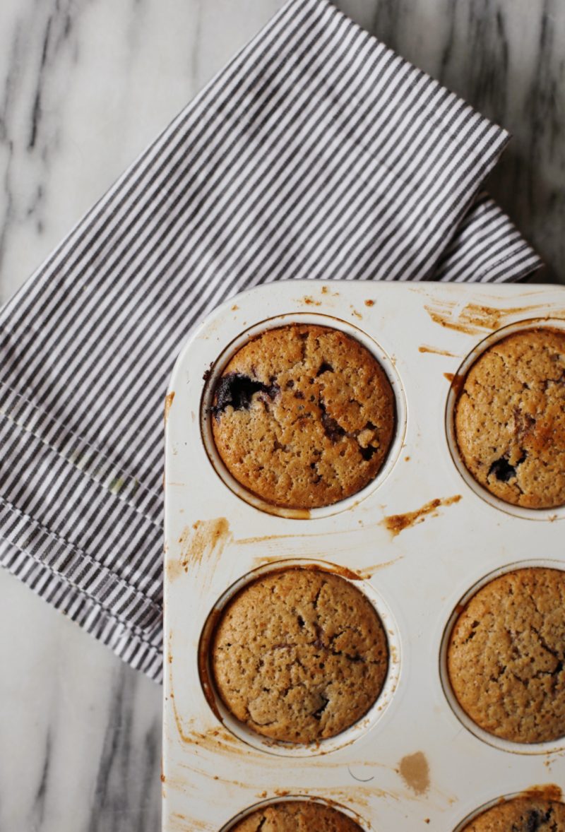 Healthy Greek Yogurt Blueberry Muffins